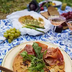 Picnic on the ground